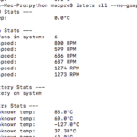 Viewing your Apple Mac Pro/Book temperature from terminal? General